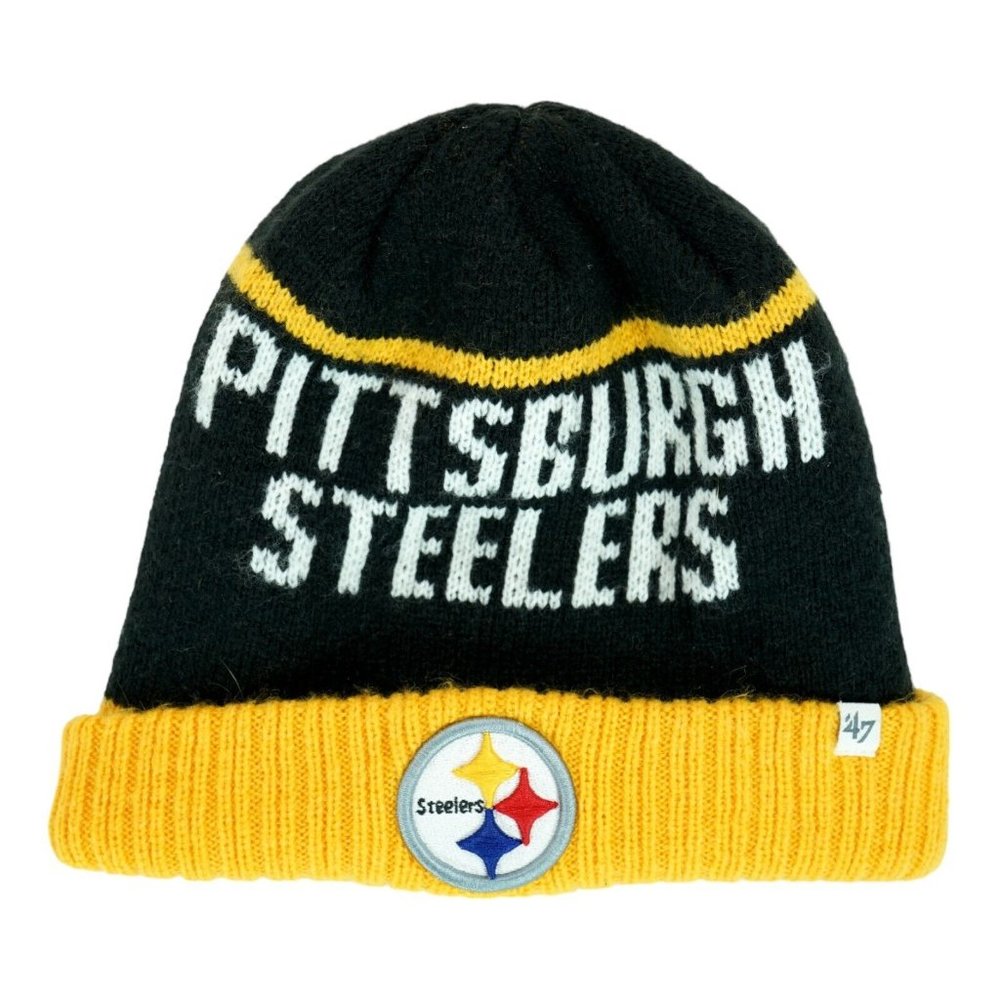 Pittsburgh Steelers Football NFL ’47 Brand Knit Cap Hat